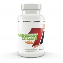 7NUTRITION Magnesium Citrate+B6 120 kapsułek